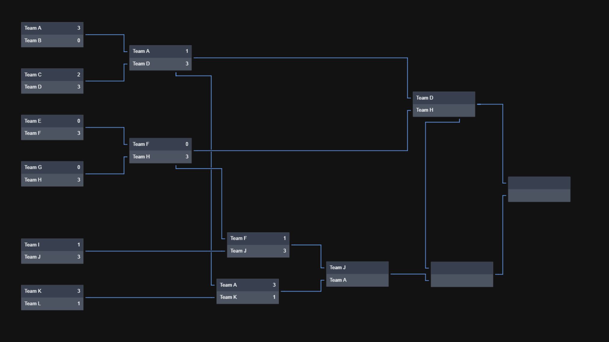 Bracket Manager Interface